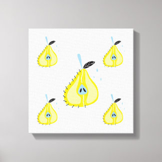 Originele eenvoudige kunst peer canvas afdruk