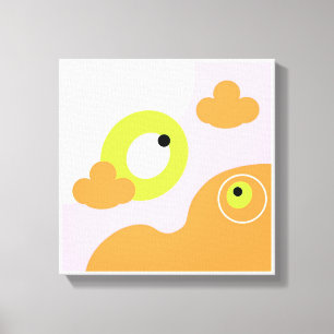 Originele Eenvoudige Kunst Roze Vogel Prints