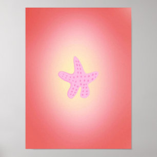 Originele eenvoudige kunst Starfish Prints