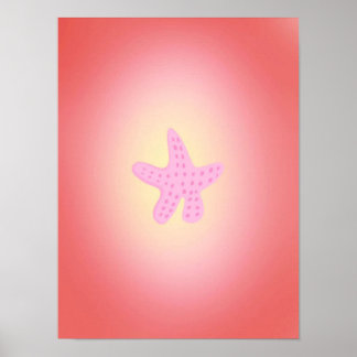 Originele eenvoudige kunst Starfish Prints