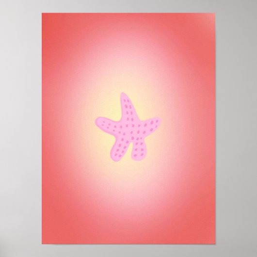 Originele eenvoudige kunst Starfish Prints (Voorkant)