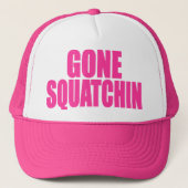 Originele en best-verkopende Bobo's GONE SQUATCHIN Trucker Pet (Voorkant)