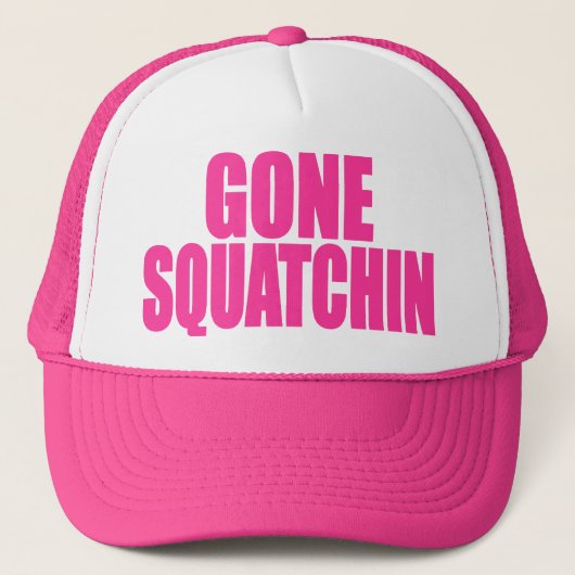 Originele en best-verkopende Bobo's GONE SQUATCHIN Trucker Pet (Voorkant)