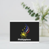 Originele Filipijnse Logo. Mabuhay Pilipinas! Briefkaart (Staand voorkant)