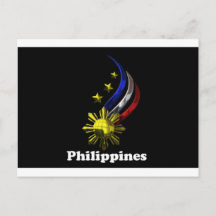 Originele Filipijnse Logo. Mabuhay Pilipinas! Briefkaart