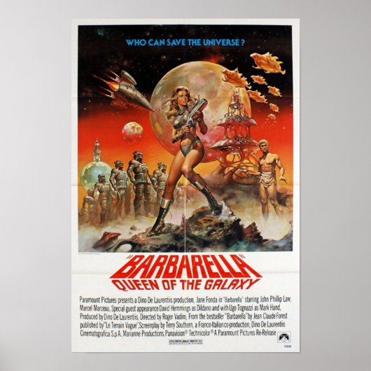 Originele film van Barbarella Poster (Voorkant)