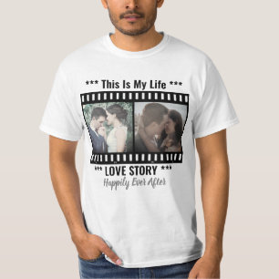originele film van de douanefoto t-shirt