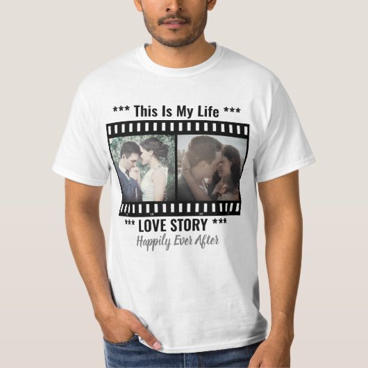 originele film van de douanefoto t-shirt (Voorkant)