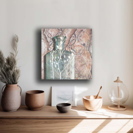 Originele Fine Art  flesje & Foliage Canvas Afdruk