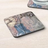 Originele Fine Art  flessen & Foliage Bier Onderzetter (Linkerzijde)