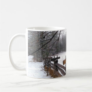 Originele foto van Snowy Winter Scenery Koffiemok