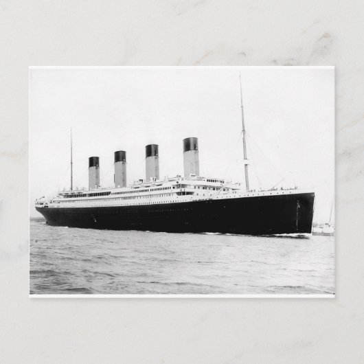 Originele foto van Titanic Briefkaart (Voorkant)