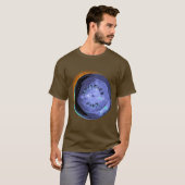 Originele Frisbee Pie Tin Pop-Art T-shirt (Voorkant volledig)
