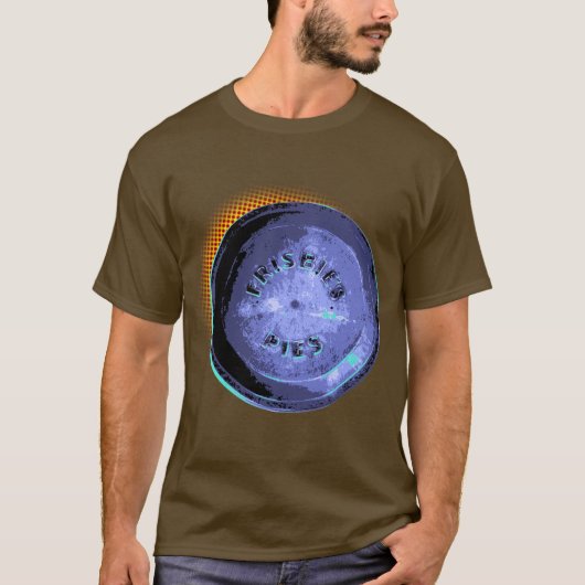 Originele Frisbee Pie Tin Pop-Art T-shirt (Voorkant)