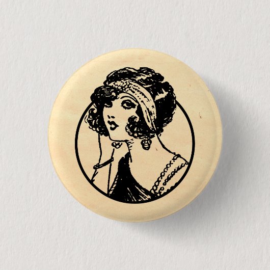 Originele Fritzi-knop Ronde Button 3,2 Cm (Voorkant)