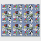 Originele gamer cadeaupapier (Vlak)