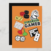 Originele gamer feestdagenkaart (Voorkant / Achterkant)