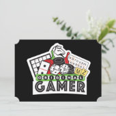 Originele gamer kaart (Staand voorkant)