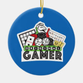 originele gamer keramisch ornament (Voorkant)