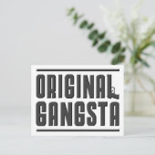 Originele Gangsta Briefkaart (Staand voorkant)