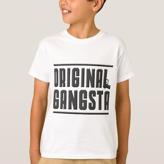 Originele Gangsta T-shirt (Voorkant)