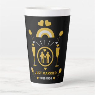 Originele gay-man trouwcadeaus grote koffiemok latte mok