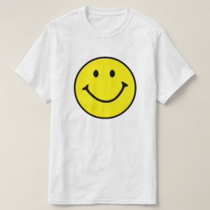 Originele gele glimlach Basic T-shirt