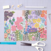 Originele geschilderde bloementuin tissuepapier (Craft)