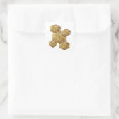 Originele Goud SPARKLE Sticker Afdruk (Tas)
