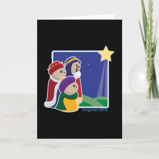 Originele GPS Feestdagen Kaart (Voorkant)