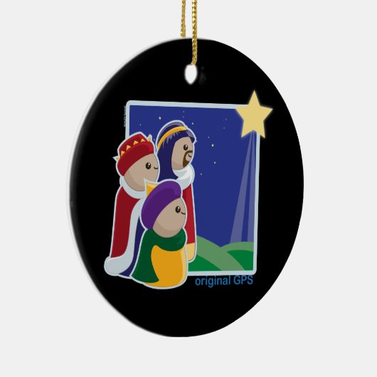 Originele GPS Keramisch Ornament (Rechts)