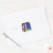 Originele GPS Vierkante Sticker (Envelop)