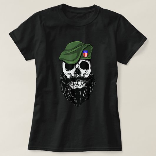 Originele Groene Veeregordestrijdkrachten T-shirt (Design voorkant)