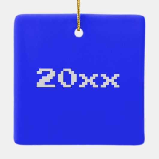 Originele Hacker Aangepaste tekst Windows 95 Thema Keramisch Ornament (Achterkant)