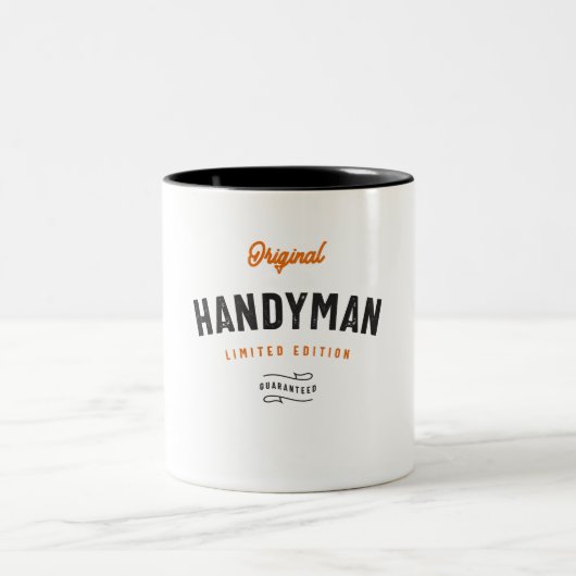 Originele Handyman Limited Edition Tweekleurige Koffiemok (Center)