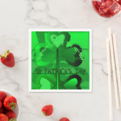 Originele Happy St Patrick's Day Paper Napkin Servet (Insitu)