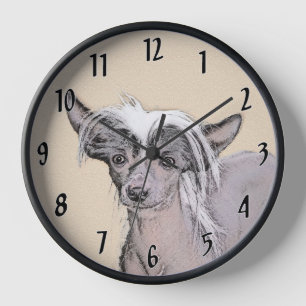 Originele honden kunst Chinese Crested Hairless