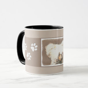 Originele honden kunst Chinese Crested Hairless Mok