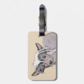 Originele honkloze schilderkunst van Chinese maffi Bagagelabel (Achterkant verticaal)