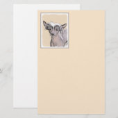 Originele honkloze schilderkunst van Chinese maffi Briefpapier (Voorkant / Achterkant)