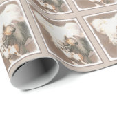 Originele honkloze schilderkunst van Chinese maffi Cadeaupapier (Rol Hoek)