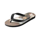 Originele honkloze schilderkunst van Chinese maffi Kinder Teenslippers (Schuin)