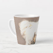 Originele honkloze schilderkunst van Chinese maffi Latte Mok (Linkerhoek)