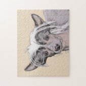 Originele honkloze schilderkunst van Chinese maffi Legpuzzel (Verticaal)