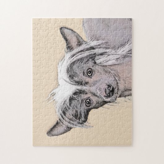 Originele honkloze schilderkunst van Chinese maffi Legpuzzel (Verticaal)