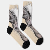 Originele honkloze schilderkunst van Chinese maffi Sokken (Rechts)