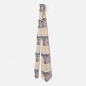 Originele honkloze schilderkunst van Chinese maffi Stropdas (Achterkant)