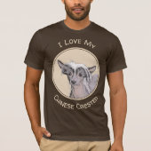 Originele honkloze schilderkunst van Chinese maffi T-shirt (Voorkant)