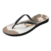 Originele honkloze schilderkunst van Chinese maffi Teenslippers (Schuin)