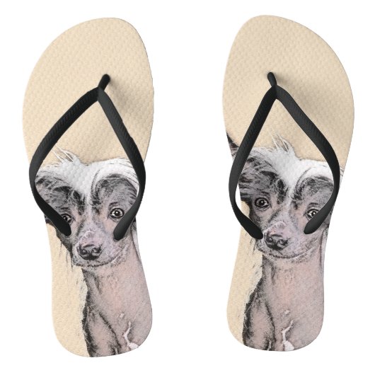 Originele honkloze schilderkunst van Chinese maffi Teenslippers (Voetbed)